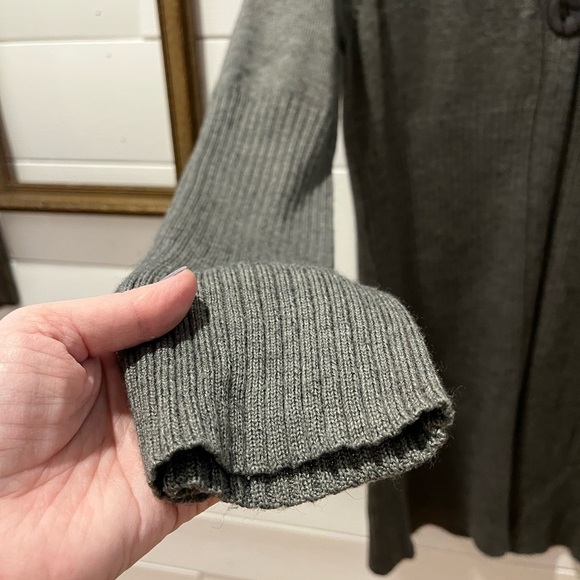 COUPÉ COLLECTION Gray long cardigan size L - Picture 7 of 8